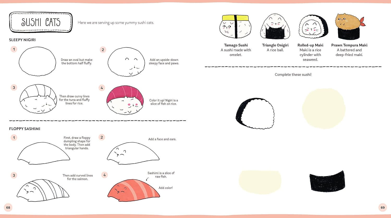 101 cat things to draw Mayo Lulu